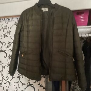 Olive Quilted Women's Jacket